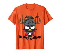 Sanrio Bad Badtz-Maru Halloween Blah Dracula Vampiro Maglietta, Uomo, Arancio, L