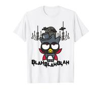 Sanrio Bad Badtz-Maru Halloween Blah Dracula Vampiro Maglietta, Uomo, Bianco, S