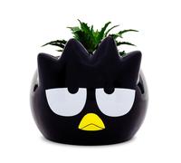 Sanrio Badtz-Maru Vaso Mini In Ceramica Da 3 Pollici Con Succulenta Artificiale