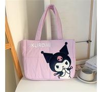 Sanrio Borsa a spalla con Hello Kitty, Kuromi e design, borsa a per donne