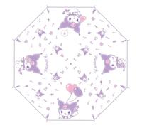 Sanrio Cane Umbrella Kuromi Kawaii Transparent