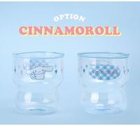 SANRIO Characters Retro Glass Cup My Melody Kuromi Pompompurin Cinnamoroll 30...
