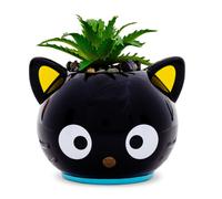 Sanrio Chococat Vaso Mini In Ceramica Da 3 Pollici Con Succulenta Artificiale