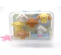 SANRIO Cinnamoroll & Friends Mini Figure Doll Set di 6 + Panca 2024 Giappone ...