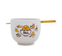Sanrio Gudetama X Nissin Top Ramen Ciotola Da 20 Once Con Pose Di Tuorlo