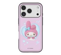 Sanrio Heart Pop Card Door Case per iPhone 17 16 Pro Max Plus Air Korea made