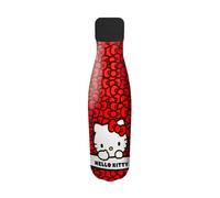 Sanrio Hello Kitty Bottiglia Riutilizzabile, Bottiglia D'acqua in Acciaio Onossidabile per Ragazze, Bottiglia da Viaggio con Design Hello Kitty, Capacità 500 ml | Rosso