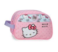 Sanrio Hello Kitty Bows borsa a tracolla e astuccio in poliestere, scomparto principale, Joumma Bags