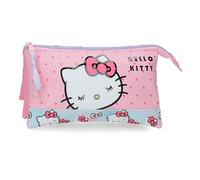 Sanrio Hello Kitty Bows borsa a tracolla e astuccio in poliestere, scomparto principale, Joumma Bags