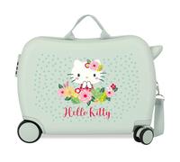 Sanrio Hello Kitty Floral Kitty - Valigia per bambini, 50 x 38 x 20 cm, rigida, 2,1 kg, con combinazione laterale, ABS, 2,1 kg, 34 l, bagaglio a mano