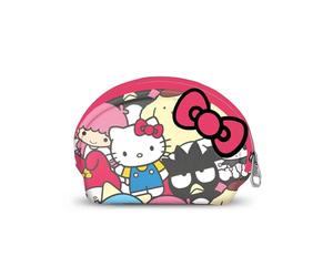Sanrio Hello Kitty Friends-Portamonete Ovale Casual, Multicolore, 12 x 9 cm