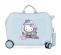 Sanrio Hello Kitty Mermaid Kitty, Valigia per bambini realizzata in ABS, materiale rigido e leggero, doppie ruote, chiusura laterale con combinazione, di Joumma Bags
