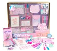 Sanrio Hello Kitty, mini set di cancelleria da collezione per il 50° anniversario di STMT, oltre 50 pezzi di cancelleria carina, accessori Sanrio, graziosi foglietti adesivi, forniture scolastiche