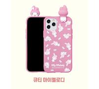Sanrio Custodia Jelly Hello Kitty My Melody Kuromi per iPhone 12, 11 Pro, mini