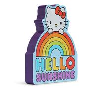 Sanrio Hello Kitty Rainbow Die-Cut Arte Murale In Legno | 8 X 7 Pollici