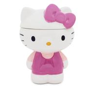 Sanrio Hello Kitty Rosa Completo 10-Inch Scolpito Ceramica Snack Barattolo