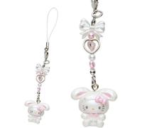 Sanrio Hello Kitty Segreto Cinturino Angel Little Devil Design Coniglio Chiave