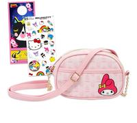 SANRIO Hello Kitty - Set di borse per fotocamera per ragazze dai 10 ai 12 anni, con borsa a tracolla My Melody, per ragazze, più adesivi, confezione di accessori da viaggio per donne