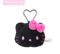 Sanrio Hello Kitty Viso a Forma Di Mascotte Porta Kao i Love Nero Peluche