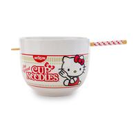 Sanrio Hello Kitty X Nissin Ciotola Di Ramen Da 20 Once E Set Di Bacchette