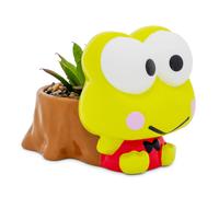 Sanrio Keroppi Altezza Stump 4-Inch Ceramica Mini Vaso Con Artificiale Grasse