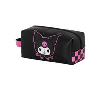 Sanrio Kuromi Chess-Borsa da Toilette da Viaggio Brick PLUS, Multicolore, 27 x 13 cm