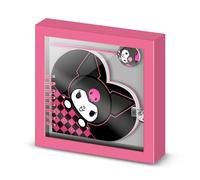 Sanrio Kuromi Chess-Diario Cuore + Penna, Multicolore