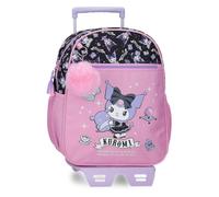 Sanrio Kuromi Fortune Telling Mochila Casual Rosa 27x33x11 cm Poliestere