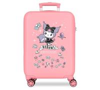 Sanrio Kuromi Fortune Telling Valigia da Cabina Rosa 38 x 55 x 20 cm Rigida ABS Chiusura a combinazione Laterale 35 L 2,5 kg 4 ruote doppie