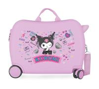 Sanrio Kuromi Retro Pop Valigia per Bambini Lilla 50x38x20 cm Rigida ABS Chiusura a combinazione Laterale 34L 2,1kg 2 ruote