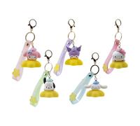 Sanrio Light-Up Star Series Keychain with Hand Strap Hello Kitty and Friends ...