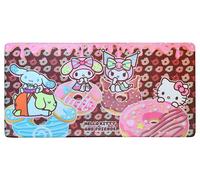 Sanrio Pink Black Party Series XXL Mousepad Hello Kitty & Friends Donuts