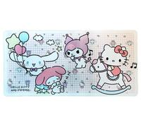Sanrio Pink Black Party Series XXL Mousepad Hello Kitty & Friends Infant Style