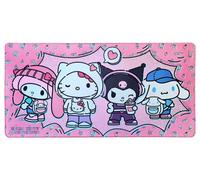 Sanrio Pink Black Party Series XXL Mousepad Hello Kitty & Friends Pop