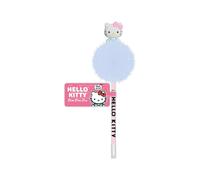 Blue Sky Studios Simpatica penna con pompon di Hello Kitty - gadget anime Sanrio per ragazze - Penne per ragazze perfette per la scuola e l'ufficio