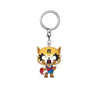 Sanrio Pop Vinile Portachiavis 4 Cm Aggretsuko W/guitar Funko