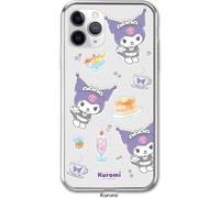 Sanrio Retro Coffee Clear Jelly Case per Galaxy S25 S24 S23 Ultra + Korea made