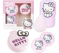 Sanrio Set Beauty Ragazza, Mini Spazzola Capelli Con Specchio, Spugnetta Trucco,