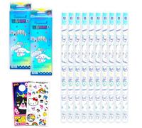 SANRIO Set di 10 matite Cinnamoroll per aula - Bundle con 10 matite per bambini con adesivi Cinnamoroll Plus, più materiale scolastico per ragazze