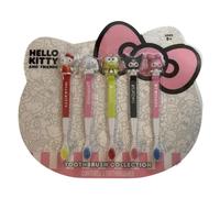 Sanrio - Set di 5 spazzolini da denti Hello Kitty e Friends: Hello Kitty, Cinnamoroll, Keroppi, Kuromi, My Melody