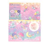 Sanrio - Set di 8 lettere aperte per finestre e finestre, 4 buste + 4 adesivi realizzati in Giappone D21D