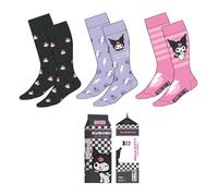 Hello Kitty Kuromi Pack 3 Adulto Calzini Cerdà