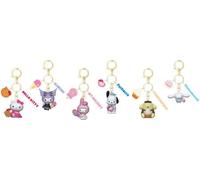 Sanrio Tea Party Series Portachiavi Con Hand Strap Hello Kitty E Friends Yume T