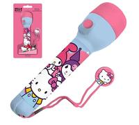 Sanrio - Torcia a LED per bambini, con cinturino da polso, per ragazze, luce LED portatile per campeggio, scuola, uso notturno, idea regalo Hello Kitty, dai 3 anni in su