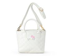 Sanrio Trapuntato 2WAY Borsa Grande Hello Kitty a Tracolla PU Pelle 307751 Nuovo