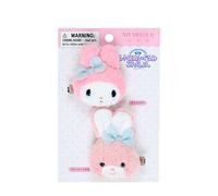 Sanrio - Yoshihi 530620 Set di fermagli per capelli in peluche retrò