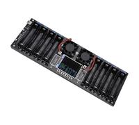 SANRLO Batteria, tester per batterie al litio a 8 canali per 18650 con ricarica automatica e misurazione della resistenza interna della capacità