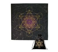 SANRLO Borsa con coulisse Gioielli Dadi Sacchetti da Tavolo Gioco Carta Borsa Tovaglia Regali Sacchetti di Imballaggio Tarocchi Borsa per il trasporto, Tovaglia e borsa