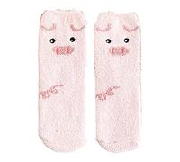 Sanrlo Calzini, calzini invernali da donna a forma di animale, caldi calzini, Piccolo maialino#, M-3XL