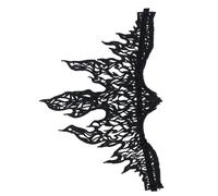 SANRLO Cerchietti per capelli, accessori per capelli da donna, stile punk, in pizzo, a forma di fiamma, cerchietto per trucco per Halloween, festival, feste, adolescenti, spettacoli